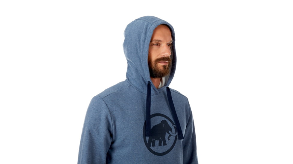 Mammut Logo ML Hoody - Men's, Marine Melange-Marine, M, 1014-01381-5833-114
