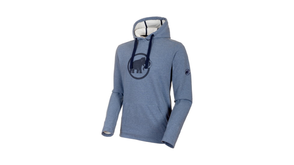 Mammut Logo ML Hoody - Men's, Marine Melange-Marine, M, 1014-01381-5833-114
