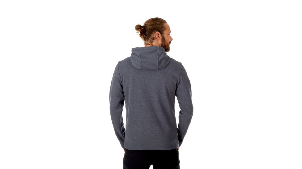 Mammut Logo ML Hoody - Men's, Phantom Melange, XXL, 1014-01381-00158-117