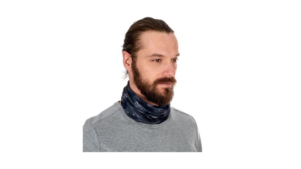 Mammut Neck Gaiter, Black - Titanium, One Size, 1191-05811-0486-1