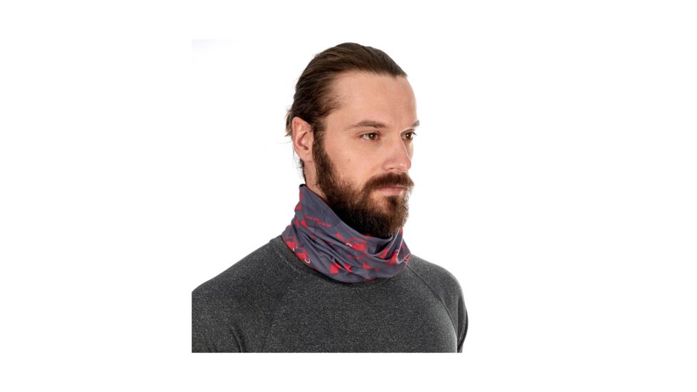 Mammut Neck Gaiter, Titanium - Magma, One Size, 1191-05811-00114-1