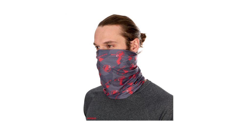 Mammut Neck Gaiter, Titanium - Magma, One Size, 1191-05811-00114-1