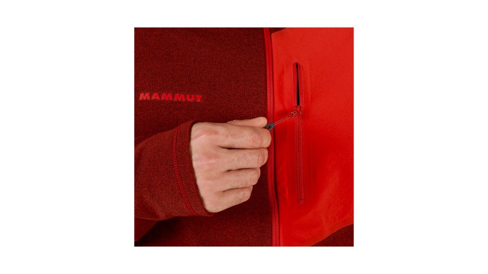 Mammut Mens Aconcagua Light ML Jacket, Magma Melange, Small, 1014-00030-3466-113