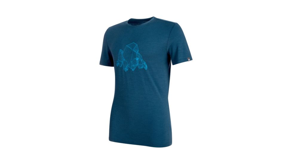 Mammut Mens Alnasca T-Shirt, Jay, 2XL, 1017-00070-50011-117