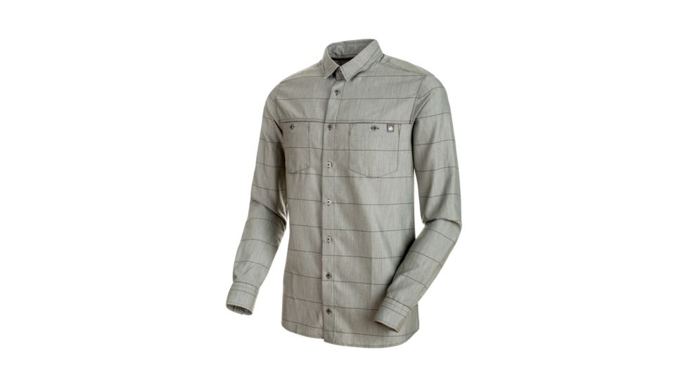 Mammut Mens Alvra Shirt, Iguana-Marine, Small, 1015-00040-4589-113