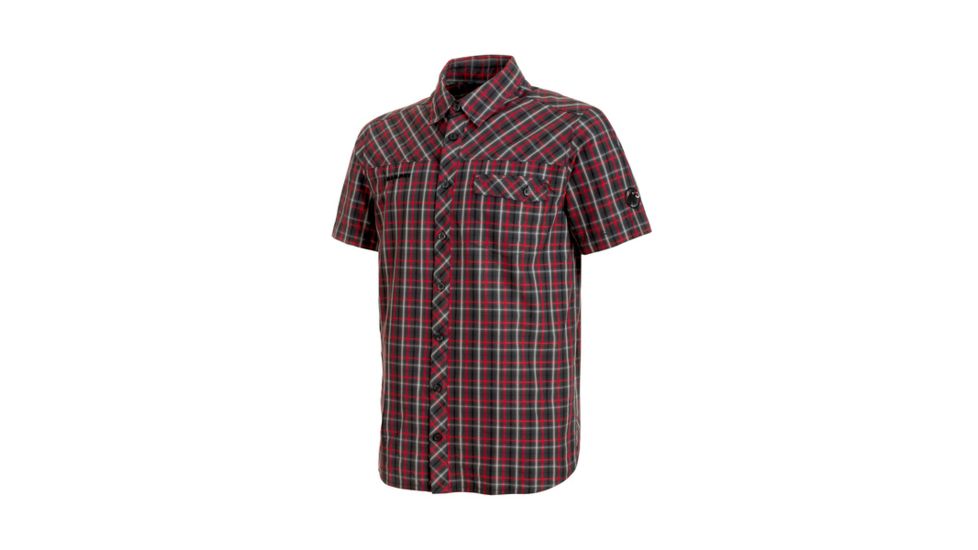 Mammut Mens Asko Shirt, Graphite-Magma, Large, 1015-01533-00101-115