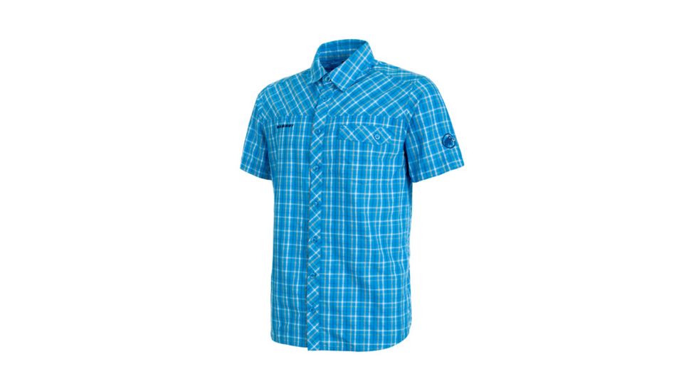 Mammut Mens Asko Shirt, Imperial-White, Medium, 1015-01533-5622-114