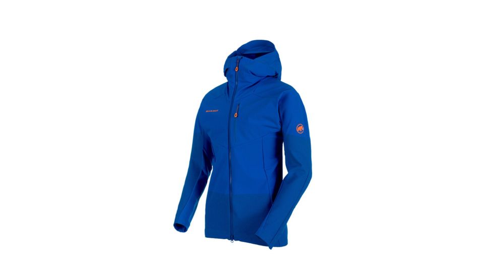 Mammut Mens Eisfeld Light SO Hoody, Ice, Medium, 1011-00020-5072-114