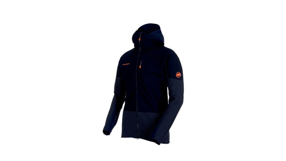 Mammut Mens Eisfeld Light SO Hoody, Night, Extra Large, 1011-00020-5924-116