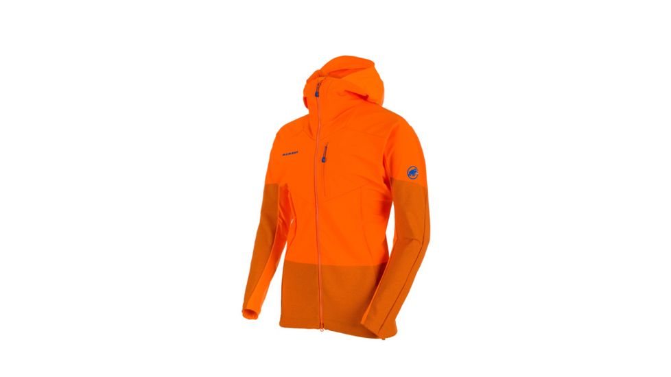 Mammut Mens Eisfeld Light SO Hoody, Sunrise, Medium, 1011-00020-2153-114