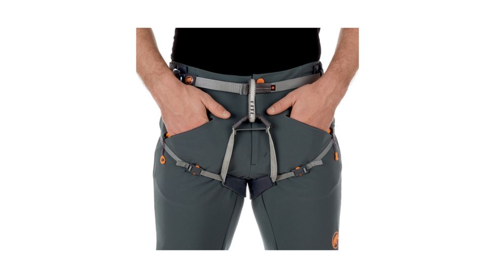 Mammut Mens Eisfeld Light SO Pants, Storm, US 38 Waist, Regular Inseam, 1021-00010-0239-54-10