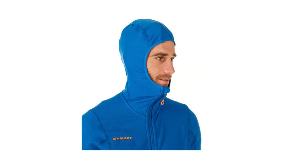 Mammut Mens Eiswand Advanced ML Hooded Jacket, Ice, XXL, 1010-24680-5072-117