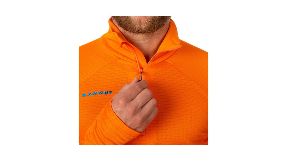 Mammut Mens Eiswand Advanced ML Hooded Jacket, Sunrise, M, 1041-09890-2153-114