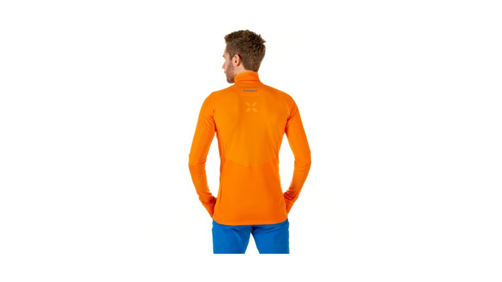 Mammut Mens Eiswand Advanced ML Hooded Jacket, Sunrise, M, 1041-09890-2153-114