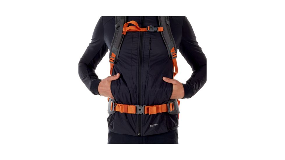 Mammut Mens Foraker IN Light Hooded Jacket, Black, 2XL, 1010-23130-0001-117