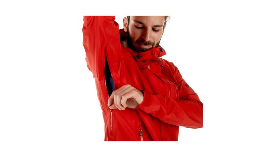 Mammut Kento HS Hooded Jacket - Men's, Magma, L, 1010-23100-3465-115