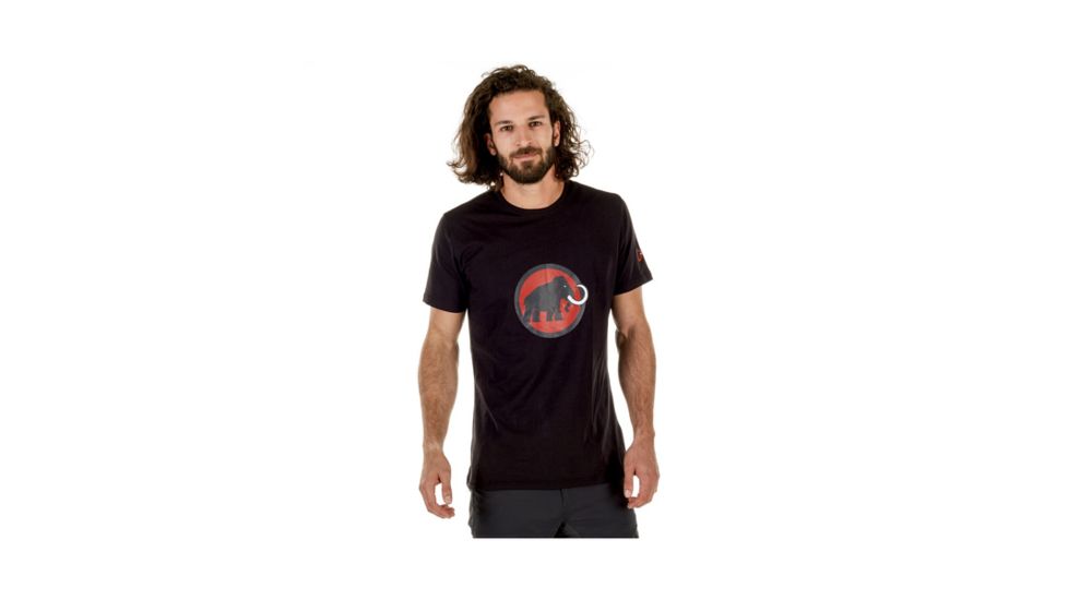 Mammut Mens Mammut Logo T-Shirt, Black, XXS, 1041-07291-0001-111