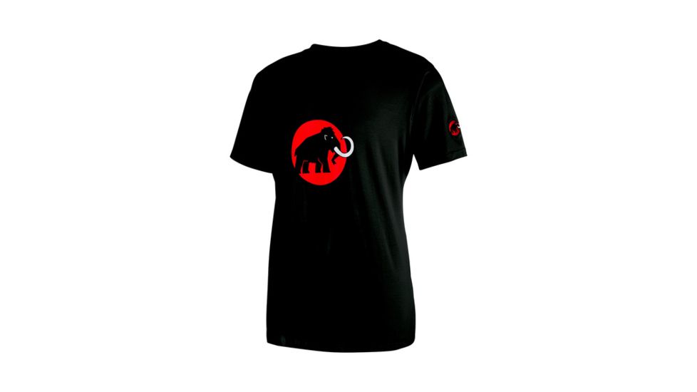 Mammut Mens Mammut Logo T-Shirt, Black, XXS, 1041-07291-0001-111