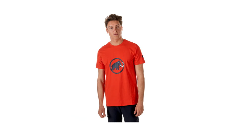 Mammut Mens Mammut Logo T-Shirt, Dark Orange-Marine, XS, 1041-07291-2164-112