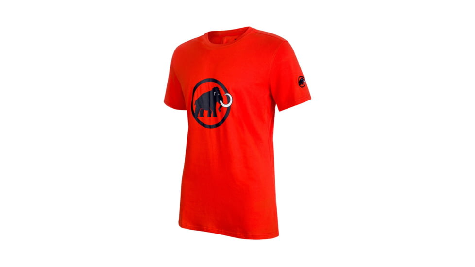 Mammut Mens Mammut Logo T-Shirt, Dark Orange-Marine, XS, 1041-07291-2164-112