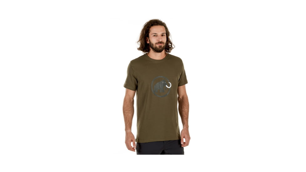 Mammut Mens Mammut Logo T-Shirt, Iguana-Dark Iguana, XS, 1041-07291-4587-112