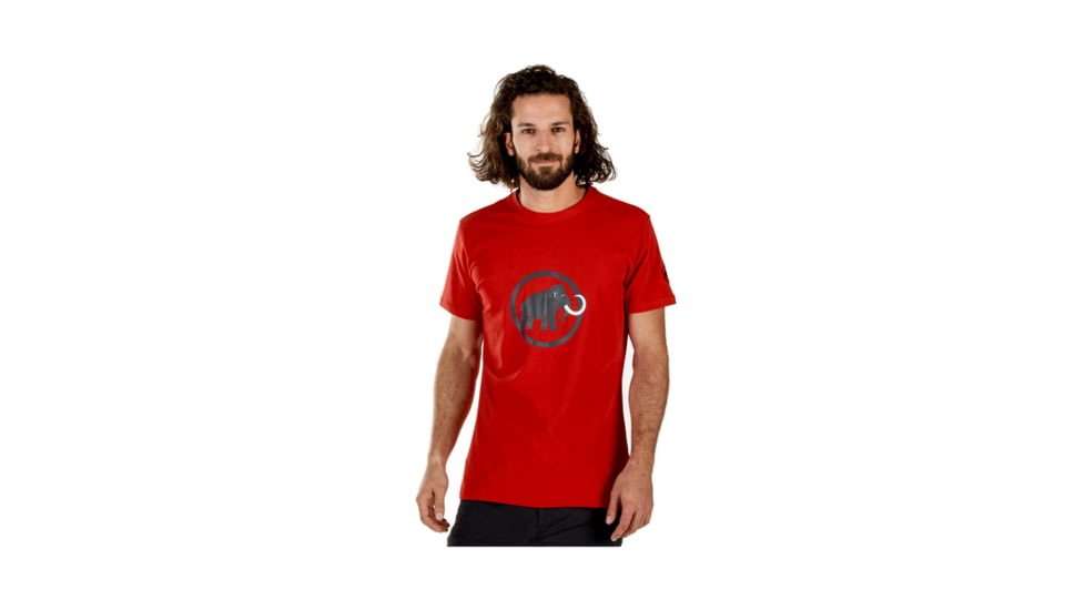Mammut Mens Mammut Logo T-Shirt, Lava, XXS, 1041-07291-3038-111