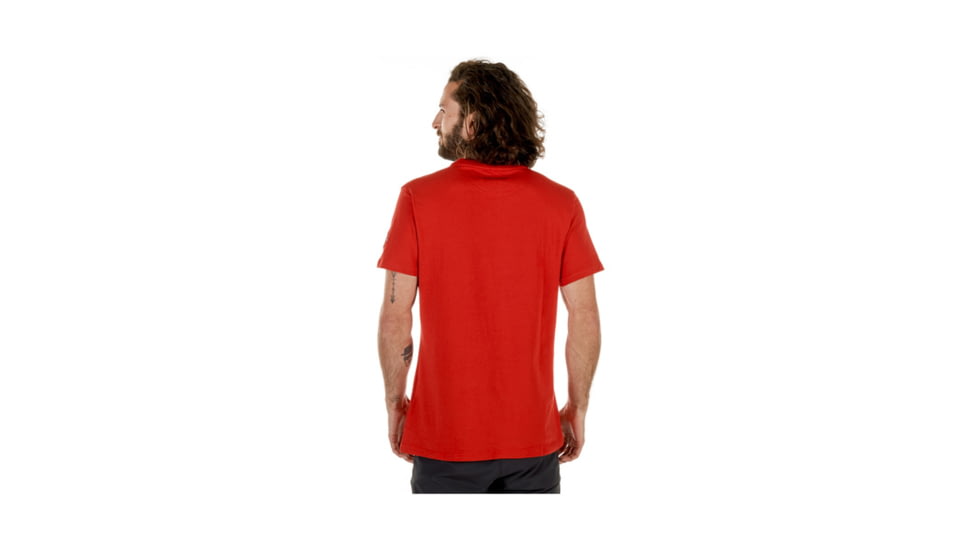 Mammut Mens Mammut Logo T-Shirt, Lava, XXS, 1041-07291-3038-111
