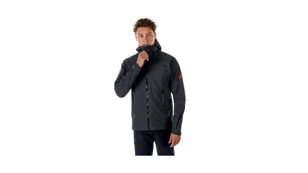 Mammut Mens Masao Light HS Hooded Jacket, Graphite, Extra Large, 1010-25980-0121-116