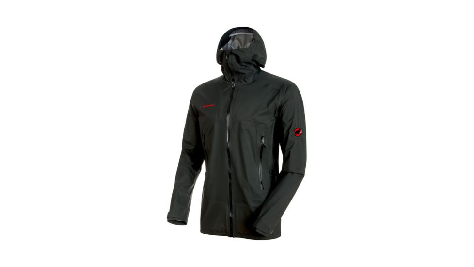 Mammut Mens Masao Light HS Hooded Jacket, Graphite, Extra Large, 1010-25980-0121-116
