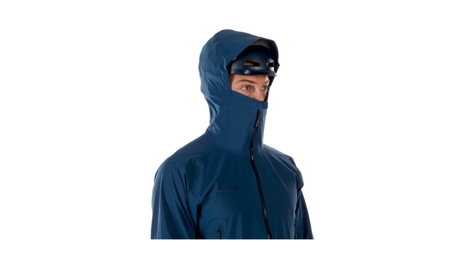 Mammut Mens Masao Light HS Hooded Jacket, Jay, 2XL, 1010-25980-50011-117
