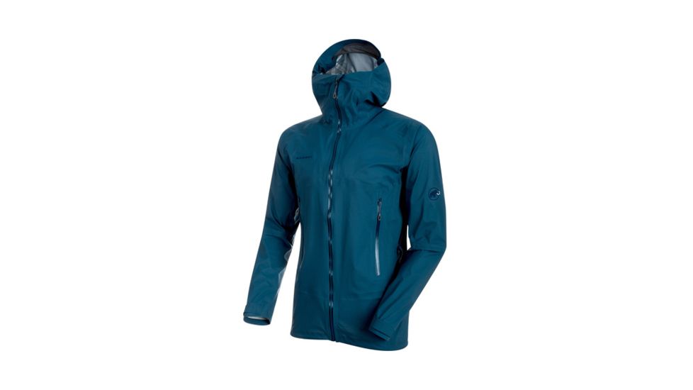 Mammut Mens Masao Light HS Hooded Jacket, Jay, 2XL, 1010-25980-50011-117