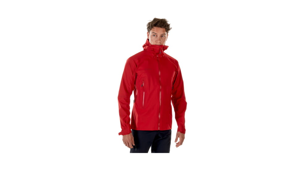 Mammut Mens Masao Light HS Hooded Jacket, Magma, 2XL, 1010-25980-3465-117