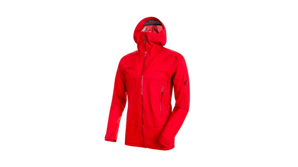 Mammut Mens Masao Light HS Hooded Jacket, Magma, 2XL, 1010-25980-3465-117
