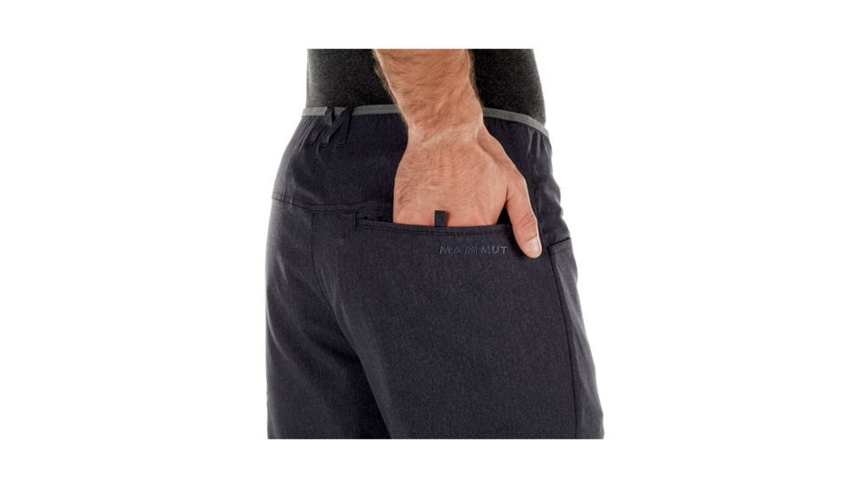 Mammut Mens Massone Shorts, Black Mlange, US 38 Waist, 1023-00020-0033-54-10