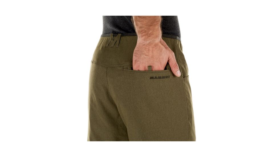 Mammut Mens Massone Shorts, Iguana Melange, US 38 Waist, 1023-00020-4585-54-10
