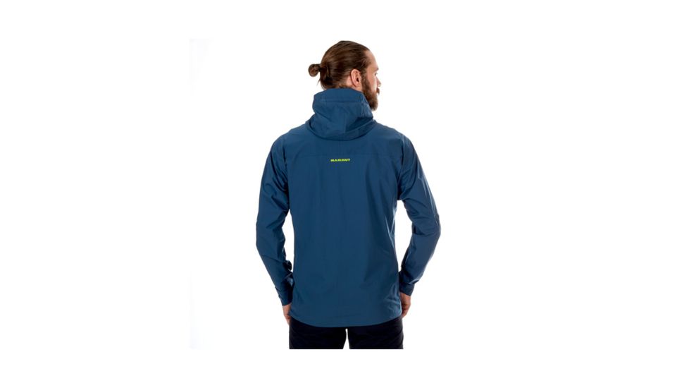Mammut Mens Rainspeed Advanced HS Hooded Jacket, Jay, Large, 1010-26370-50011-115