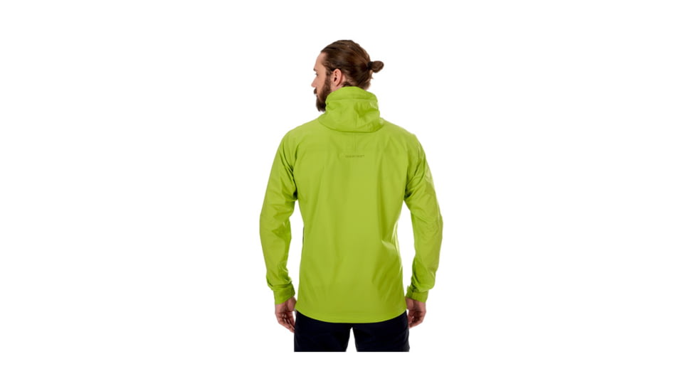 Mammut Mens Rainspeed Advanced HS Hooded Jacket, Sprout, Small, 1010-26370-4571-113