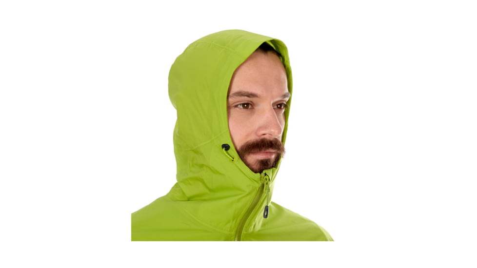 Mammut Mens Rainspeed Advanced HS Hooded Jacket, Sprout, Small, 1010-26370-4571-113