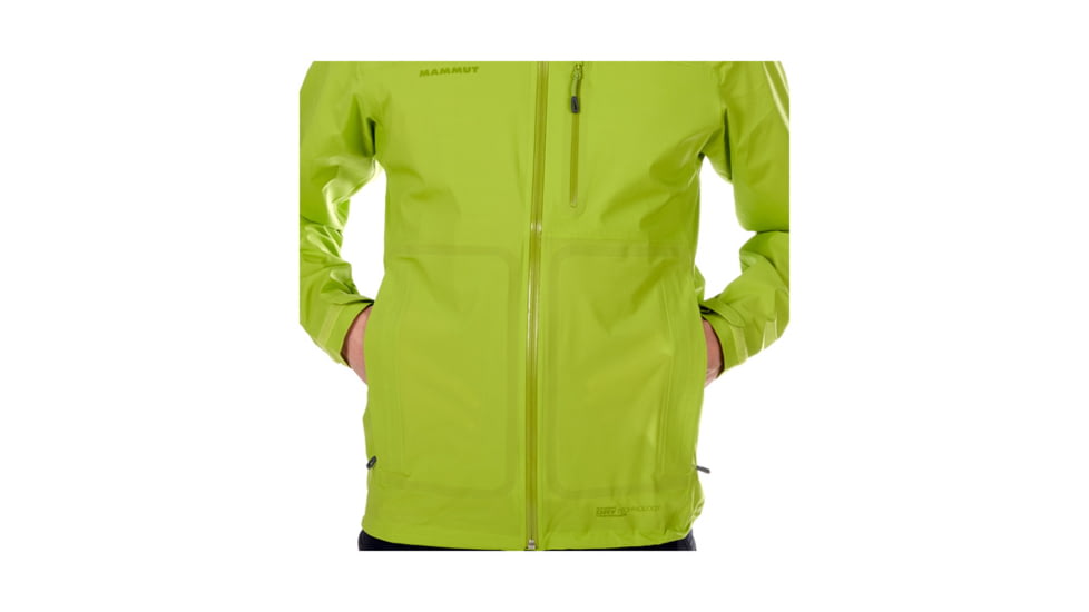 Mammut Mens Rainspeed Advanced HS Hooded Jacket, Sprout, Small, 1010-26370-4571-113