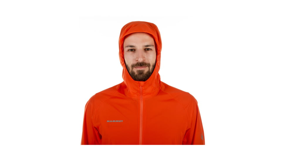 Mammut Mens Rainspeed HS Jacket, Dark Orange, S, 1010-23320-2088-113