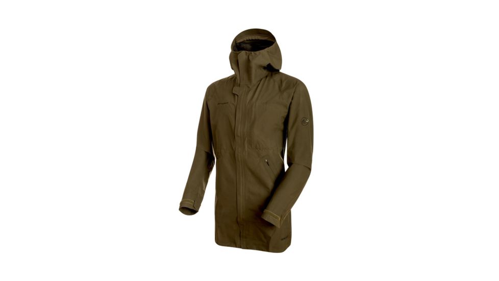 Mammut Mens Roseg HS Hooded Parka, Iguana, Large, 1010-26360-4584-115