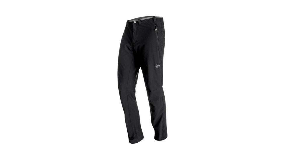 Mammut Mens Runbold Trail SO Pants, Black, US 38 Waist, Short Inseam, 1020-11180-0001-54-20