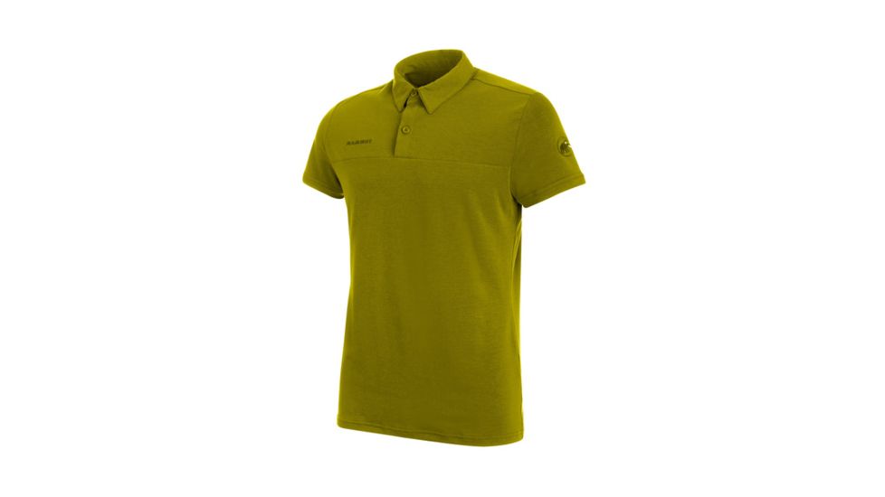 Mammut Mens Trovat Tour Polo, Aloe, Small, 1017-00030-4257-113