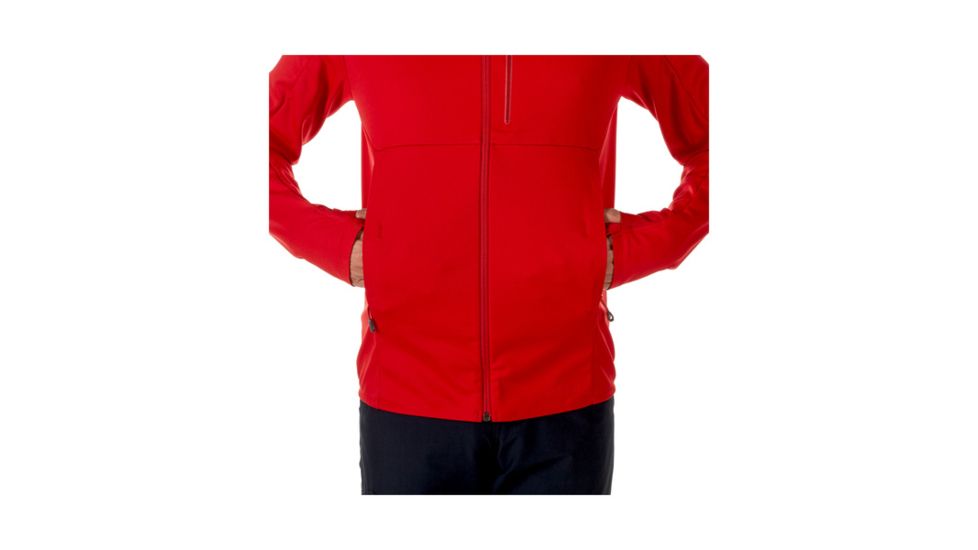 Mammut Mens Ultimate V SO Jacket, Magma-Black, Extra Large, 1011-00080-3457-116