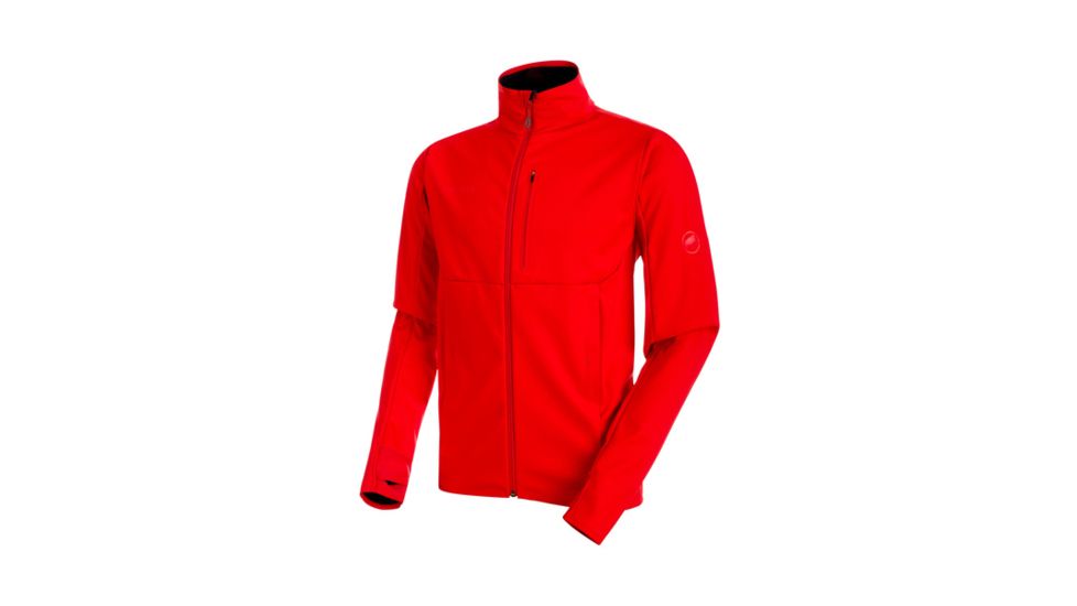 Mammut Mens Ultimate V SO Jacket, Magma-Black, Extra Large, 1011-00080-3457-116