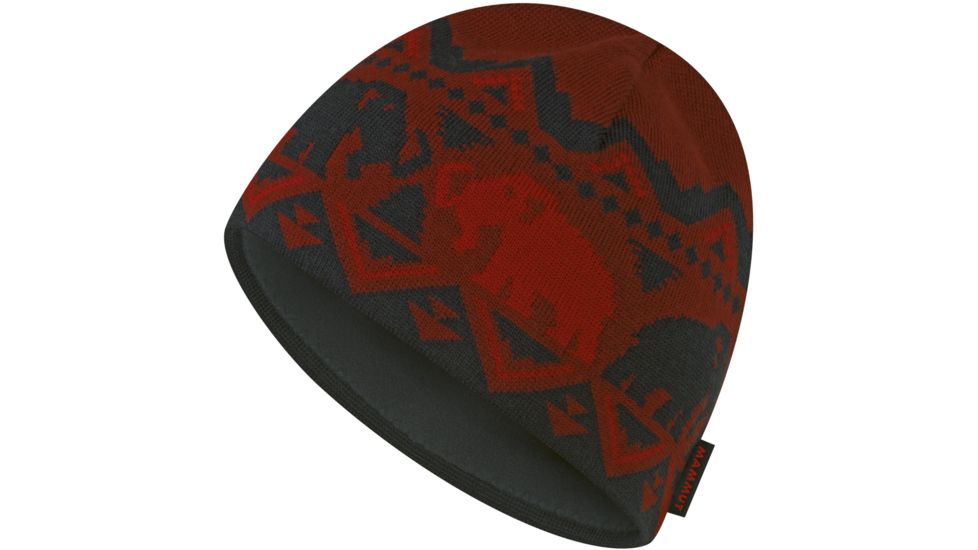 Mammut Merino Beanie-Maroon/Graphite-One Size