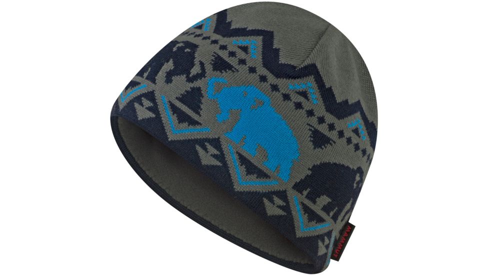 Mammut Merino Beanie-Titanium/Marine-One Size