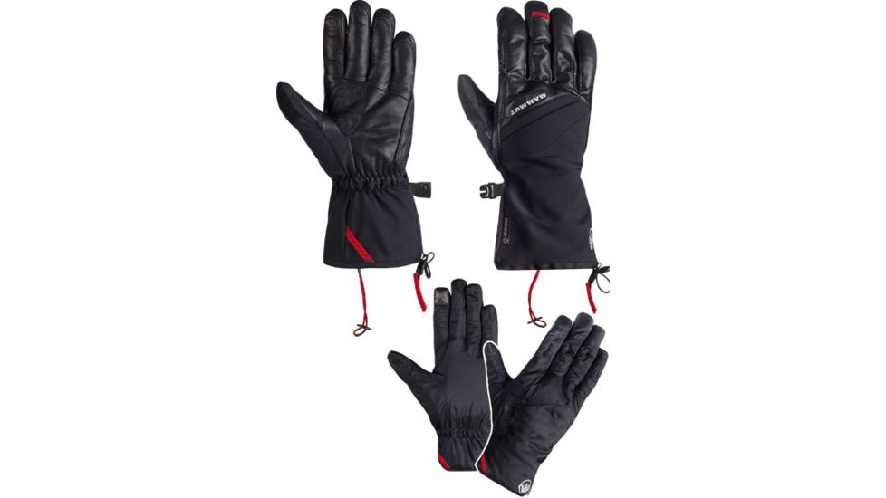 Mammut Meron Thermo 2 Insulated 1 Glove, Black, US 6, 1090-05900-0001-1060