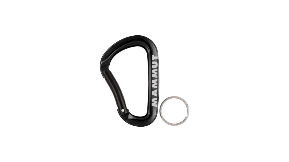 Mammut Mini Carabiner Workhorse Keylock L, Black, One Size, 2810-00320-0001-1