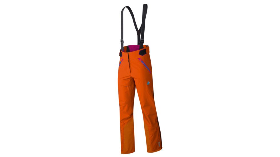 Mammut Mittellegi Pro Pants - Women's-Orange-Regular Inseam-6